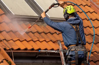 Démoussage et hydrofuge de toiture à Guerlesquin